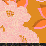 Favorite Flowers, Blooming Turmeric 108" Wide 2 Yard Piece