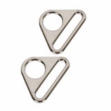 ByAnnie 1-1/2 inch Triangle Ring, Nickel
