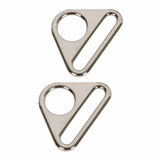 ByAnnie 1-inch Triangle Ring, Nickel