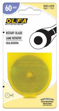 Olfa Replacement Rotary Blade, 60mm 1pk