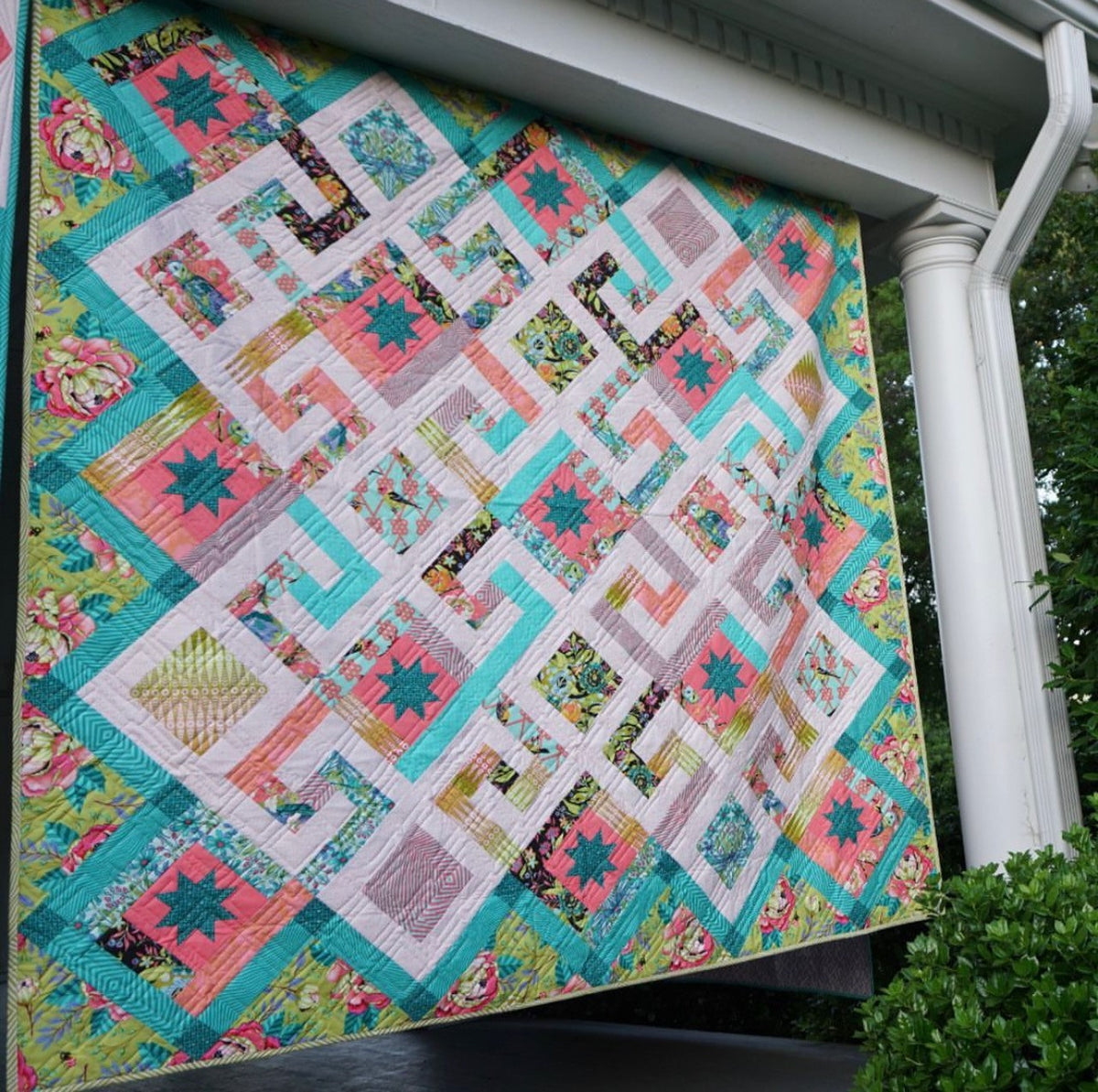 Hedge Maze Quilt Kit Coneflower Quilt Co