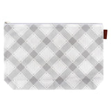 Mad For Plaid Mesh Project Bag, Charcoal