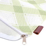 Mad For Plaid Mesh Project Bag, Olive