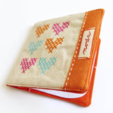 Make Time Large Needle Case, Crossed Stitched Hearts