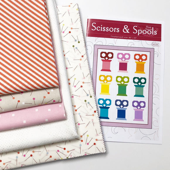 Scissors & Spools Quilt Kit