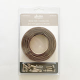 Sallie Tomato #3 Zippers by The Yard, Beige/Nickel