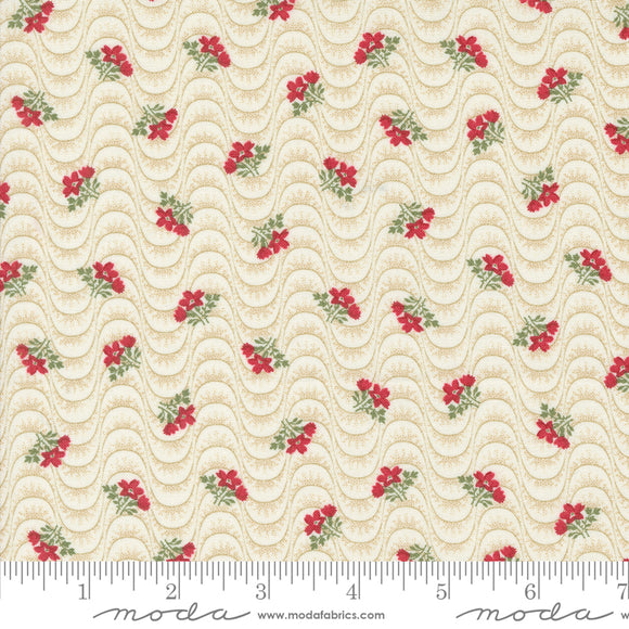 Grand Haven, Floral Moire, Cream