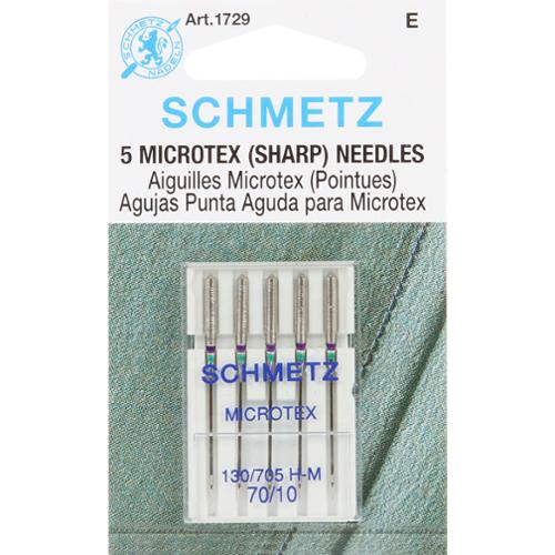 Schmetz Microtex (Sharpe) Needle, 70/10