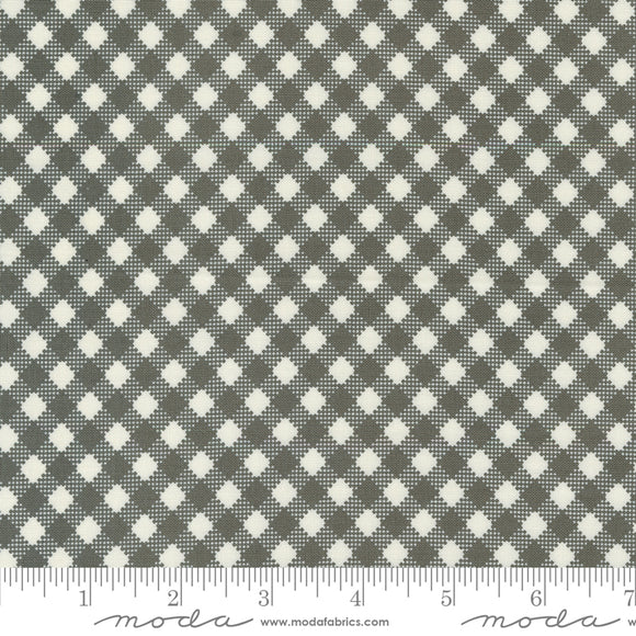 Farmstead, Bias Gingham, Charcoal