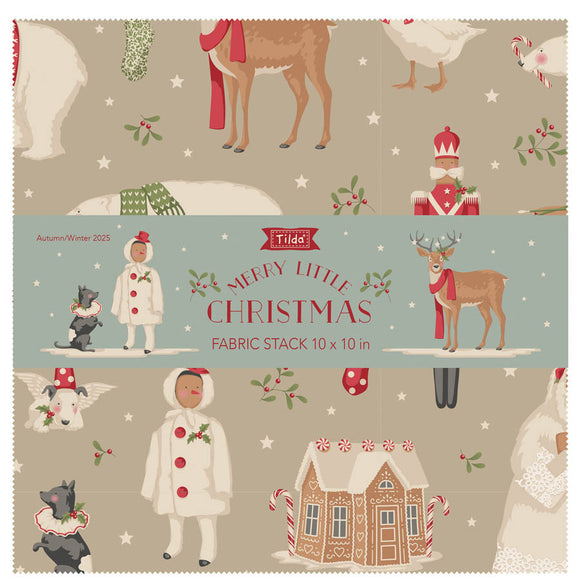 Merry Little Christmas 10in Fabric Stack *PRE-PRDER*