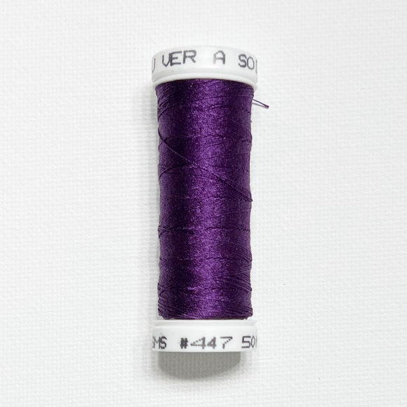 Au Ver a Soie, Soie 100/3 #447 Purple, Dark