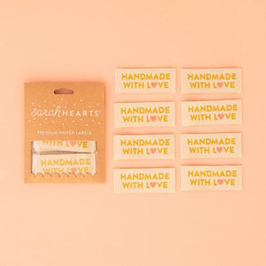 Sew In Labels by Sarah Hearts, Handmade with Love