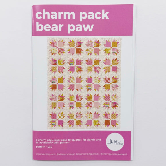 Charm Pack Bear Paw Pattern