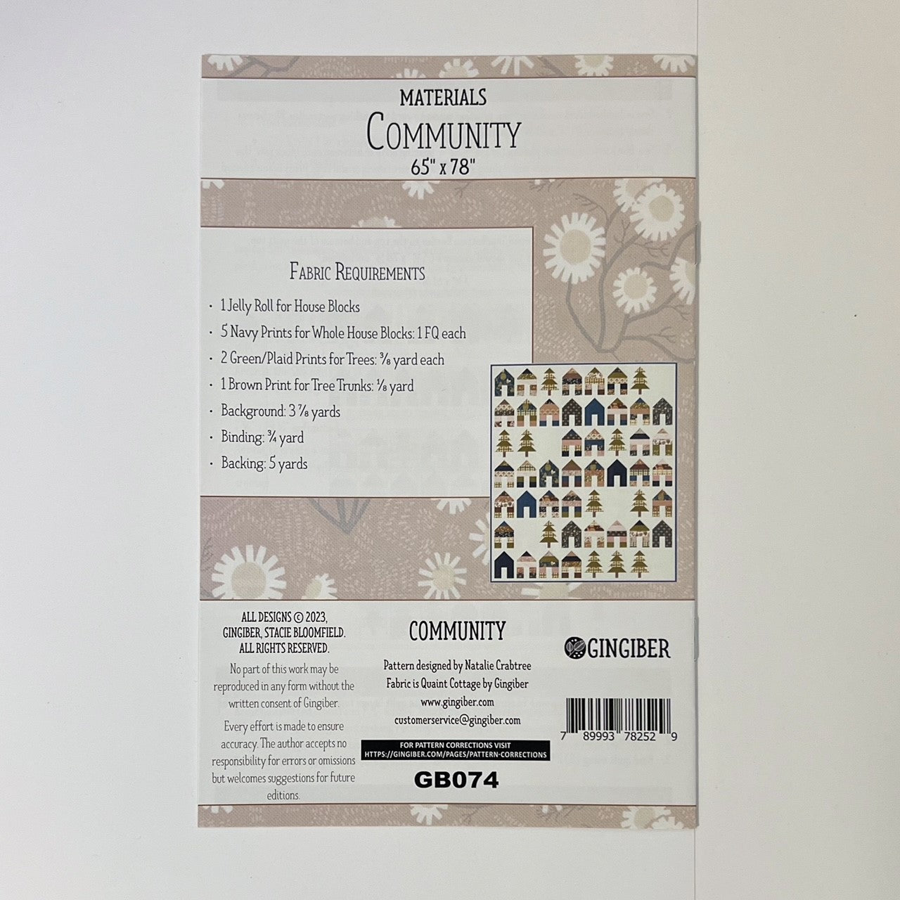 Community Pattern Theme Community Quilt Pattern – Coneflower Quilt Co