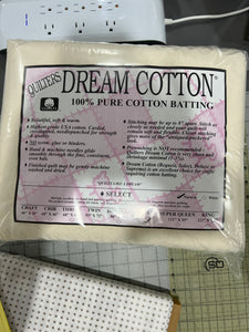 Quilters Dream Cotton Batting, Select Queen, Natural