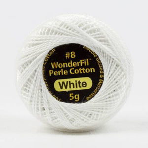 WonderFil Perle Cotton, #8 White