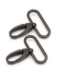 ByAnnie 1-1/2 inch Swivel Hook, Black