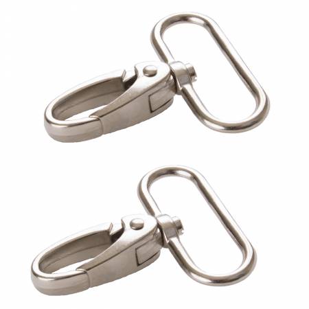 ByAnnie 1-1/2 inch Swivel Hook, Nickel