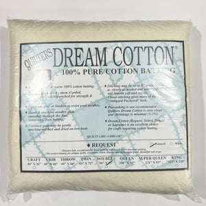 Quilters Dream Cotton Batting, Request Double, Natural