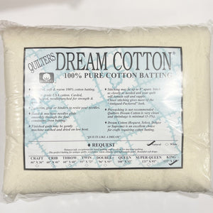 Quilters Dream Cotton Batting, Request King, Natural