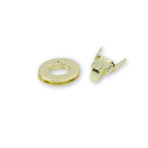 Sallie Tomato, Classic Turn Lock, Small Gold