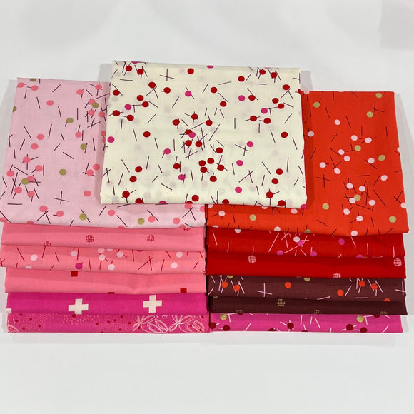 Just Red Half Yard Bundle