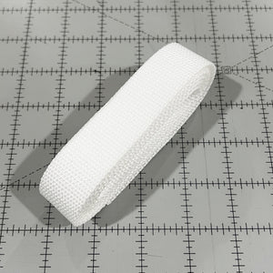 ByAnnie 1 inch White Polypro Strapping, 2.75 Yards