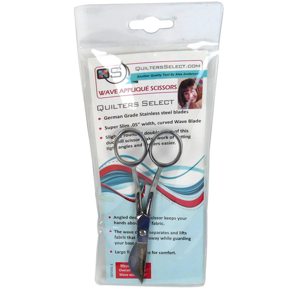 Quilter's Select Wave Applique Scissors, Right Handed