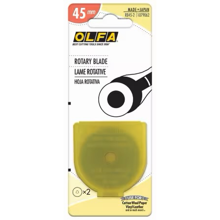 Olfa Replacement Rotary Blade, 45mm 2Pk