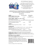 Poppins Bag Pattern w/stays