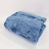 Luxe Cuddle, Hide, Bluebell , 2 1/3 Yard Cut