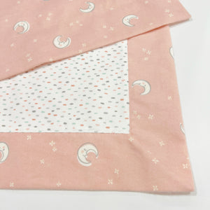 Cozy Flannel Receiving Blanket Kit, Pink