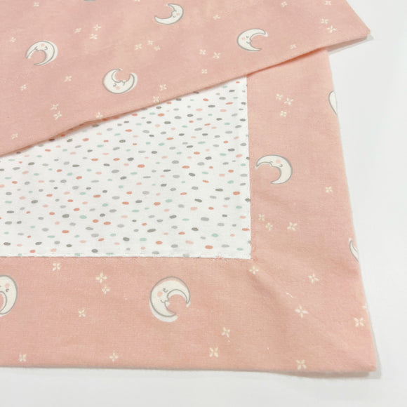 Cozy Flannel Receiving Blanket Kit, Pink