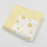 Cozy Flannel Receiving Blanket Kit, Yellow