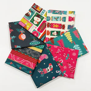 Candy Cane Christmas Fat Quarter Bundle