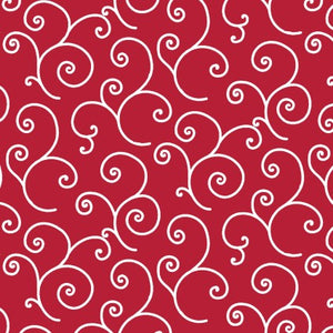 Kimberbell Quiltbacks Classic Red 108" Wide