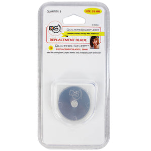 Quilter's Select Replacement Blades 28mm 3 Pk