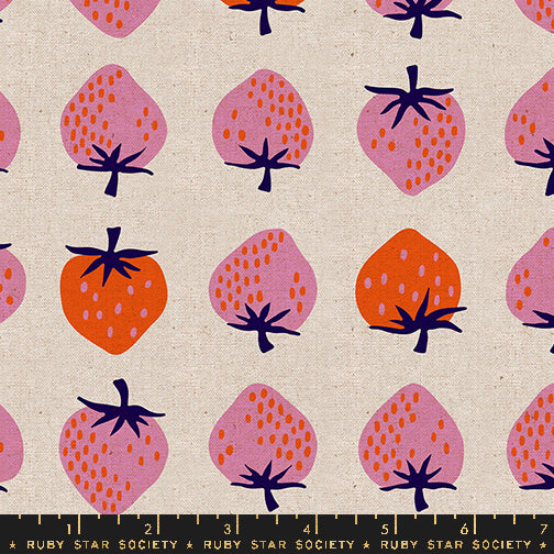 Strawberry, Canvas, Natural