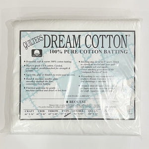 Quilters Dream Cotton Batting, Request Twin, White