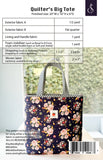Quilters Big Tote Pattern