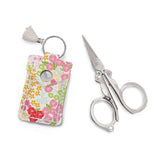 Leather Scissor Pouch, Picnic Florals