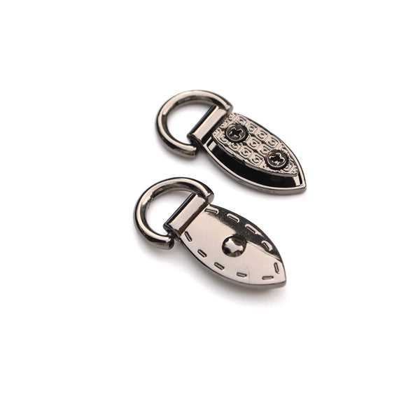 Sallie Tomato Mini Strap Connectors, Gunmetal