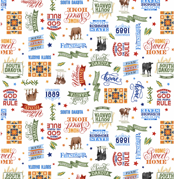Quilt Dakota 2025, South Dakota Words, Multi