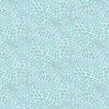Little Boy Blue, Mini Floral, Light Teal