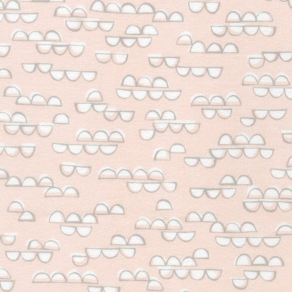 Over the Moon Flannel, Cloud Gazing, Pearl Pink