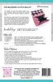 Necessary Clutch Wallet Pattern