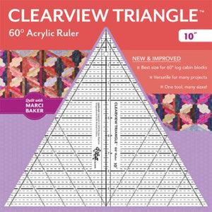 Clearview Triangle 10" Ruler