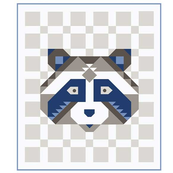 Little Raccoon Quilt Kit