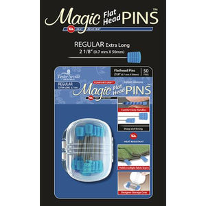 Magic Pins, Flat Head Reg, 50ct