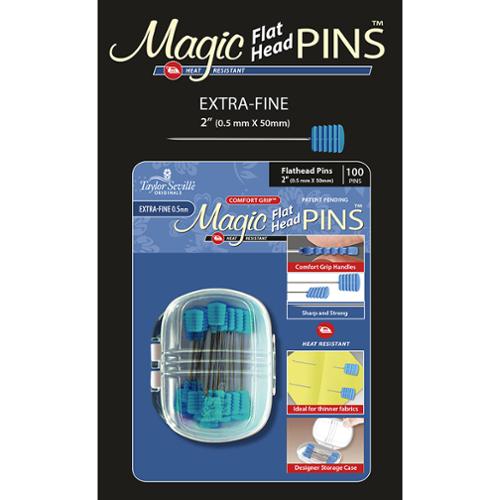 Magic Pins, Flat Head Extra Fine, 100ct